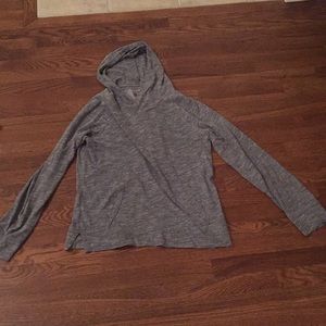 Gray converse light hoodie